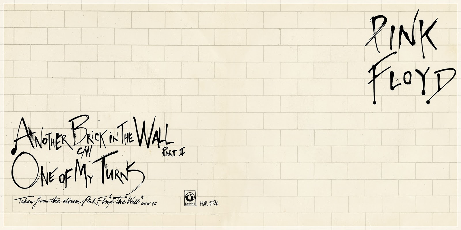 Pink Floyd Ilustrado: 1979 Another Brick In The Wall (Part II) - Single