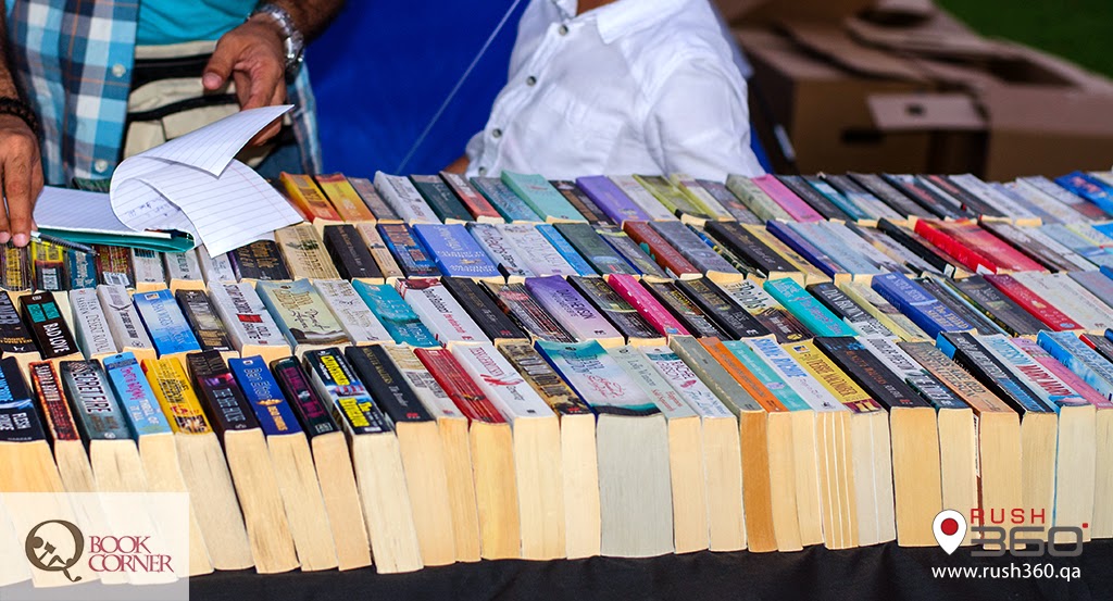 Rush360 Qatar Qatar Book Corner Giving a new purpose for used books!