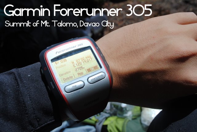 Gear Garmin Forerunner 305 Pinoy Mountaineer