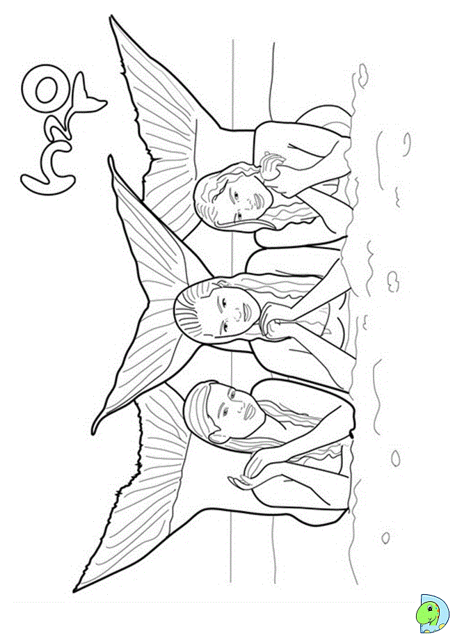 h2o just add water games coloring pages - photo #20