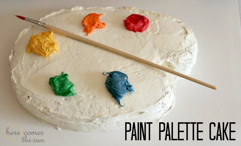 Art Palette Cake Topper Art Palette Cake Topper