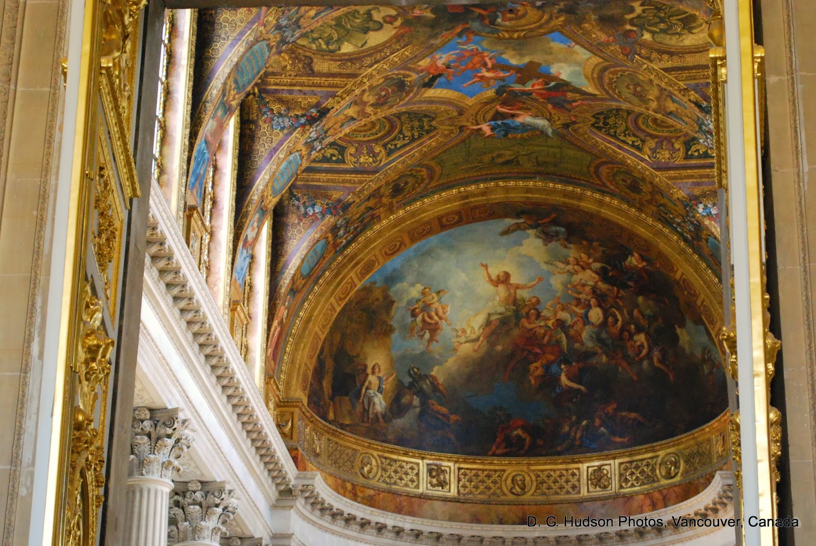 D.G. Hudson 21st Century Journal The Louvre and Versailles Ceiling Art