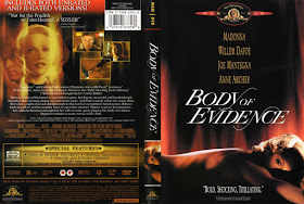 DVD cover Body of Evidence 1993 movieloversreviews.filminspector.com