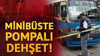 Minibüste pompalı tüfekle dehşet saçtı