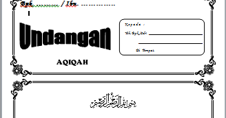 Bingkai Undangan Tasyakuran Haji Nusagates
