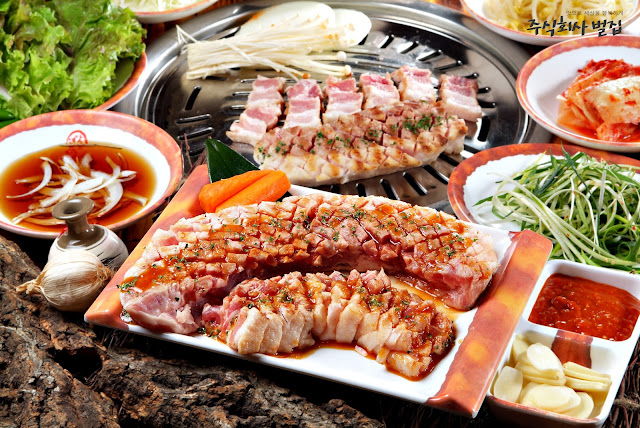 Những món ăn ngon nổi tiếng của Hàn Quốc thit ba chi nuong han quoc