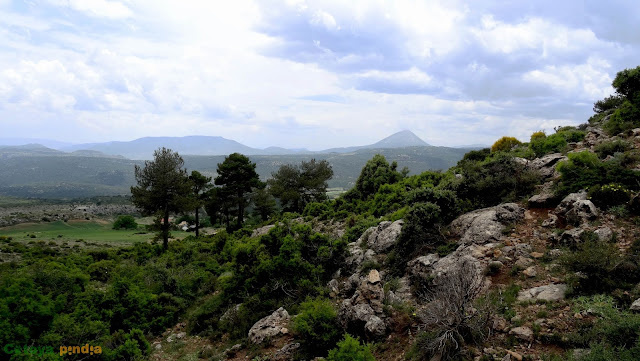 Subida lineal al Pico Atalaya, "techo de Albacete" en la Sierra de las Cabras.