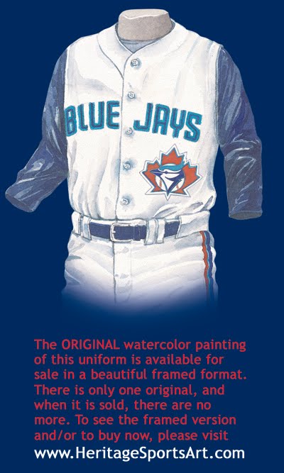 toronto blue jays jersey history