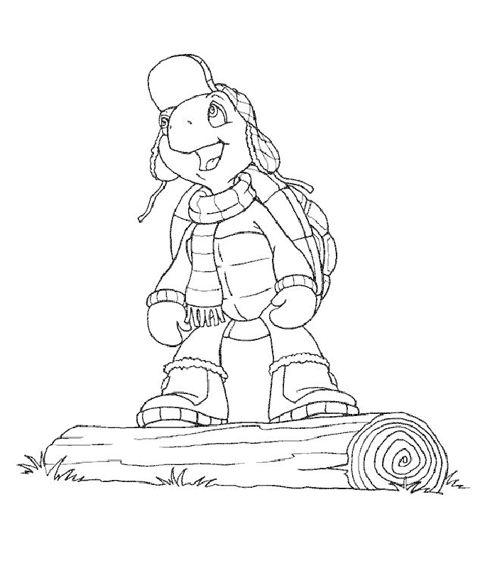 Kids Page Franklin The Turtle 21 Coloring Pages