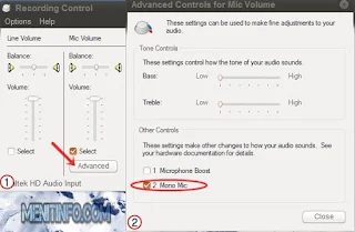 Menjadikan Hedset Sebagai Mic di Komputer Menjadikan Hedset Sebagai Mic di Komputer
