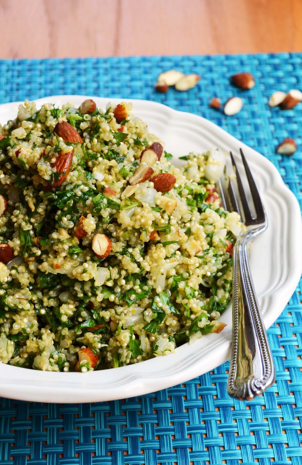 Our Beautiful Mess Quinoa Salad with Parsley, Almonds, and Lemon