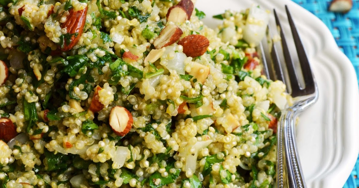 Our Beautiful Mess Quinoa Salad with Parsley, Almonds, and Lemon