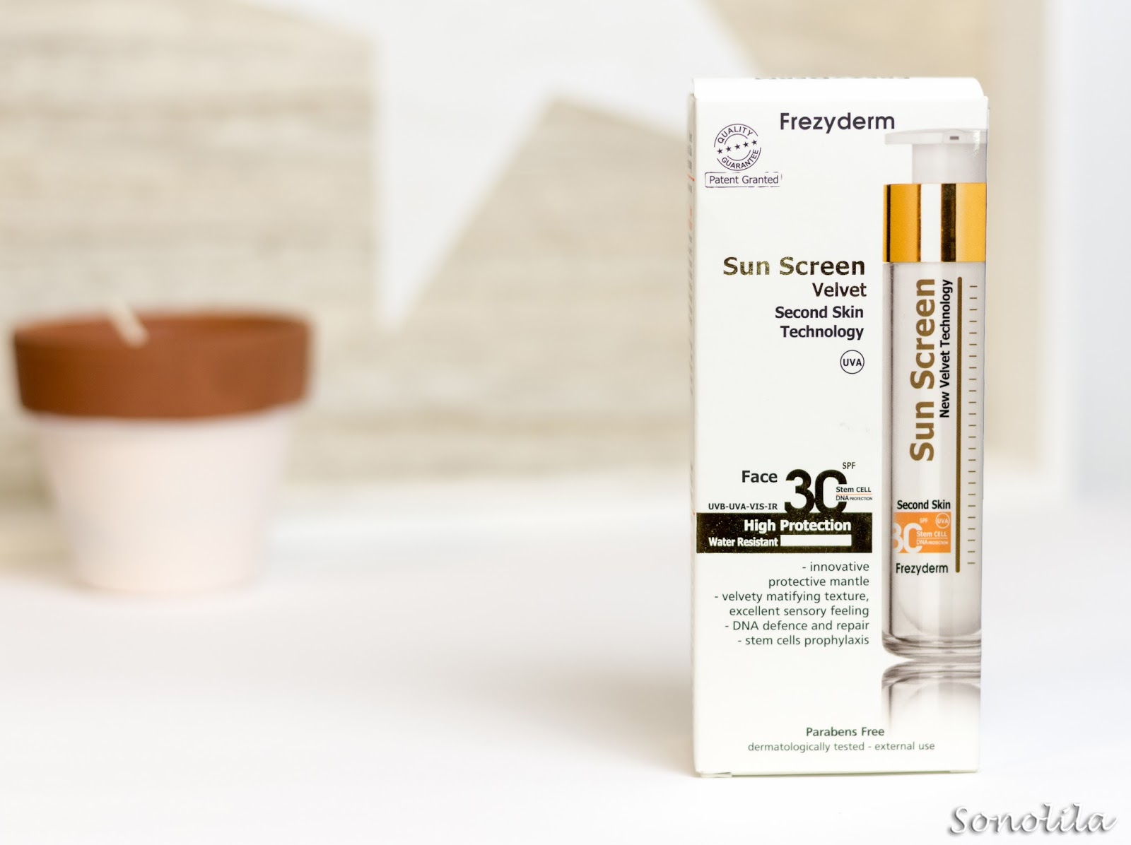 Review Protector solar Sun Screen Velvet SPF30 Frezyderm