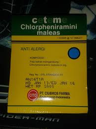 Obat CTM kegunaan dan Efek samping