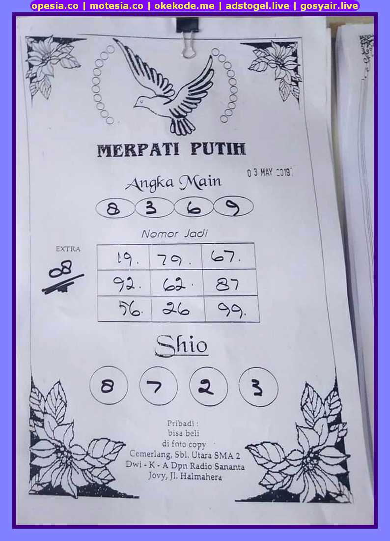 Kode Syair Hk Jumat 3 Mei 2019 Kode Syair Sgp Hk Sd Motesia