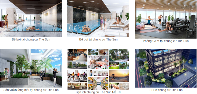 Tiện ích Chung Cư The Sun Mễ Trì Tiện ích Chung Cư The Sun Mễ Trì