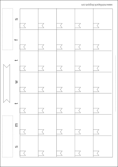 blank mini calendar printable blank mini calendar printable