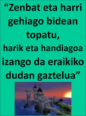 Resultado de imagen de zenbat eta harri gehiago