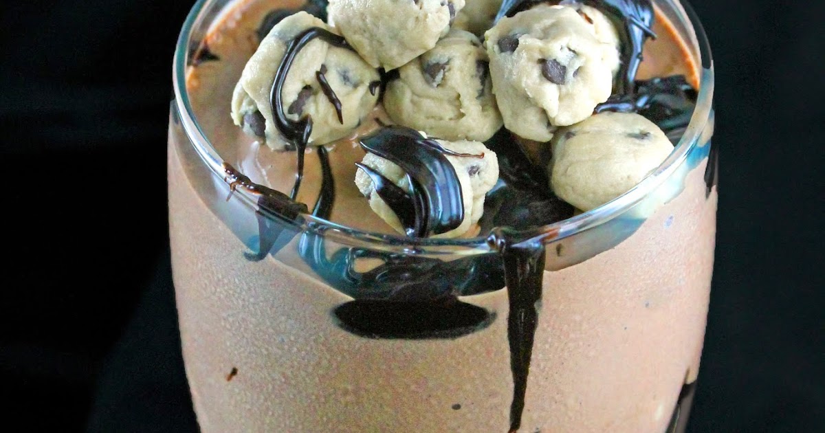 Double Chocolate Fudge Cookie Dough Shake Cafe Delites