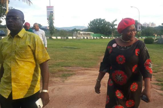 Photos: Oby Ezekwesili and her hubby at the BBOG sit out today Photos: Oby Ezekwesili and her hubby at the BBOG sit out today