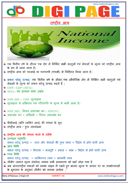 DP | National Income | 02-Sep-16 DP | National Income | 02-Sep-16