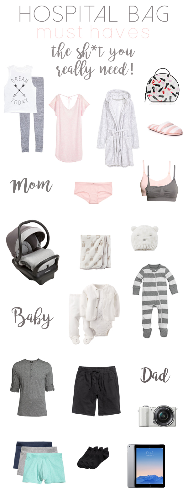Hospital Bag Must-Haves for Mom When Having a Baby