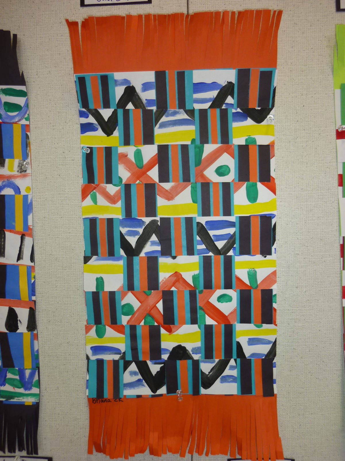 Mrs. Werner's Art Room 2nd Grade Kente Cloths