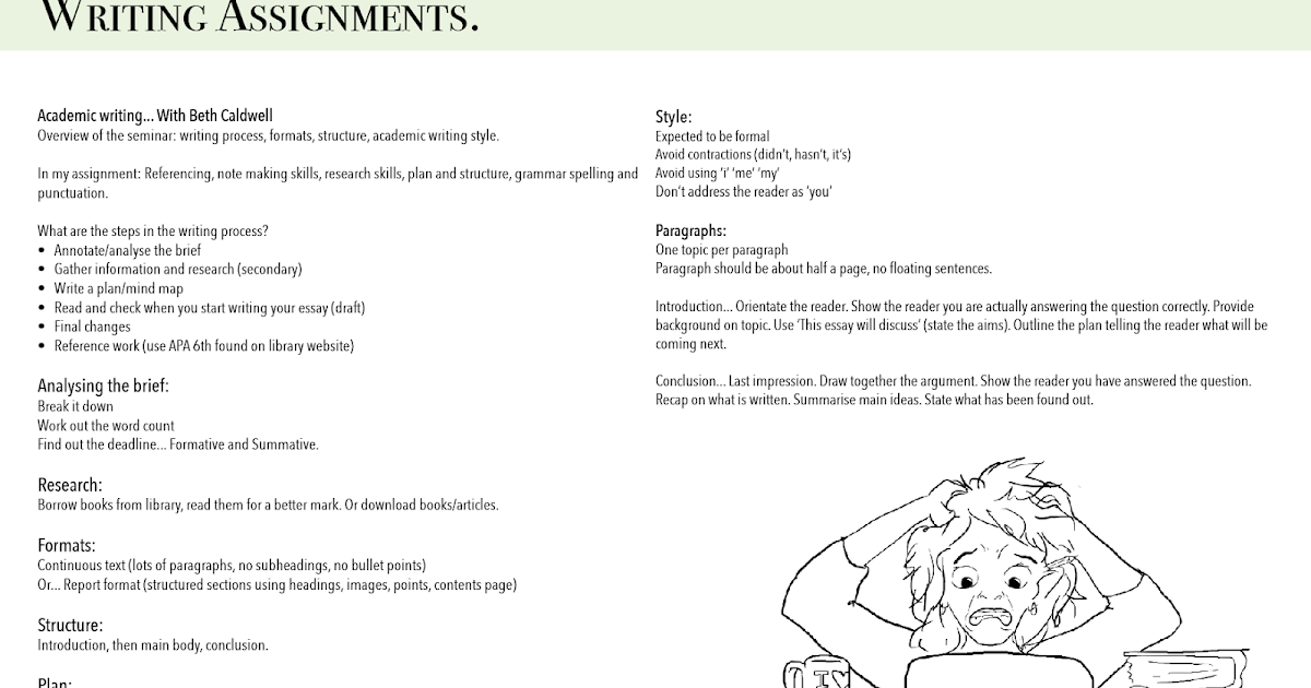 apa bullet points