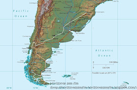 Mapa - Jogo Com Argentina, Chile, Ruta 40 E América Do Sul