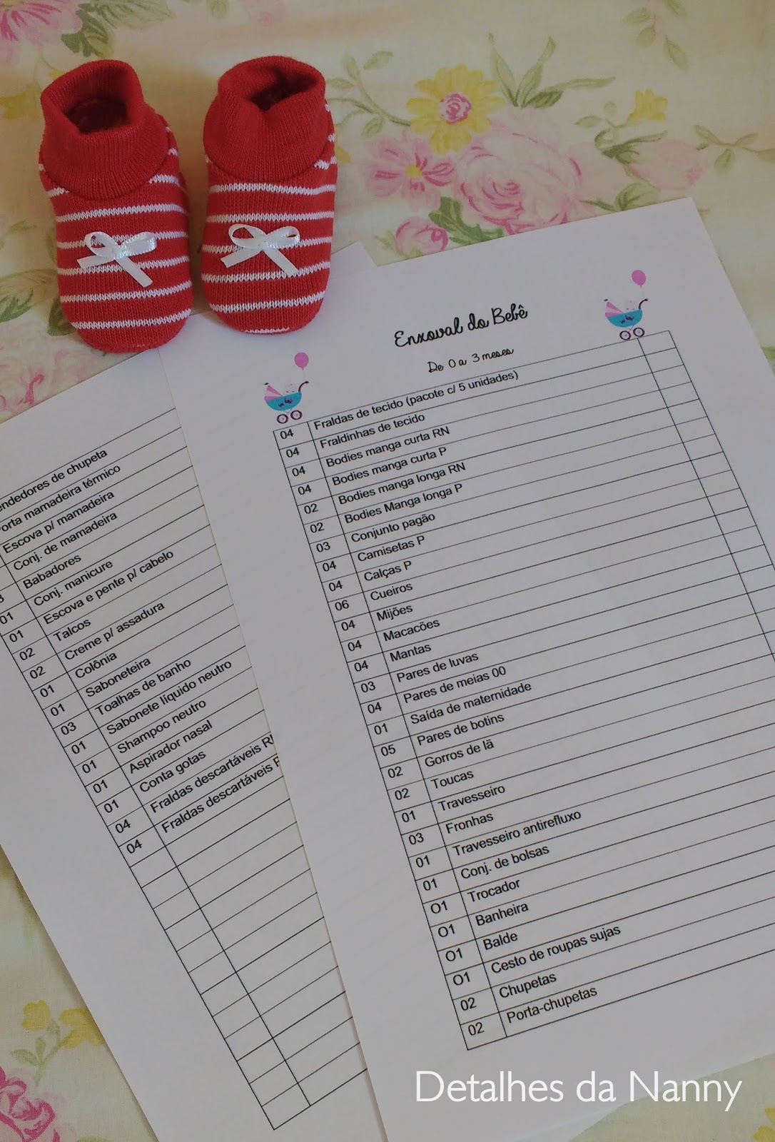 Lista Completa De Enxoval De Bebe Para Imprimir - FDPLEARN