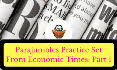 Parajumbles Practice Set From Economic Times: Part 1