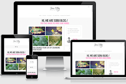 Sora Blog Responsive Personal Blogging Blogger Template Free Download