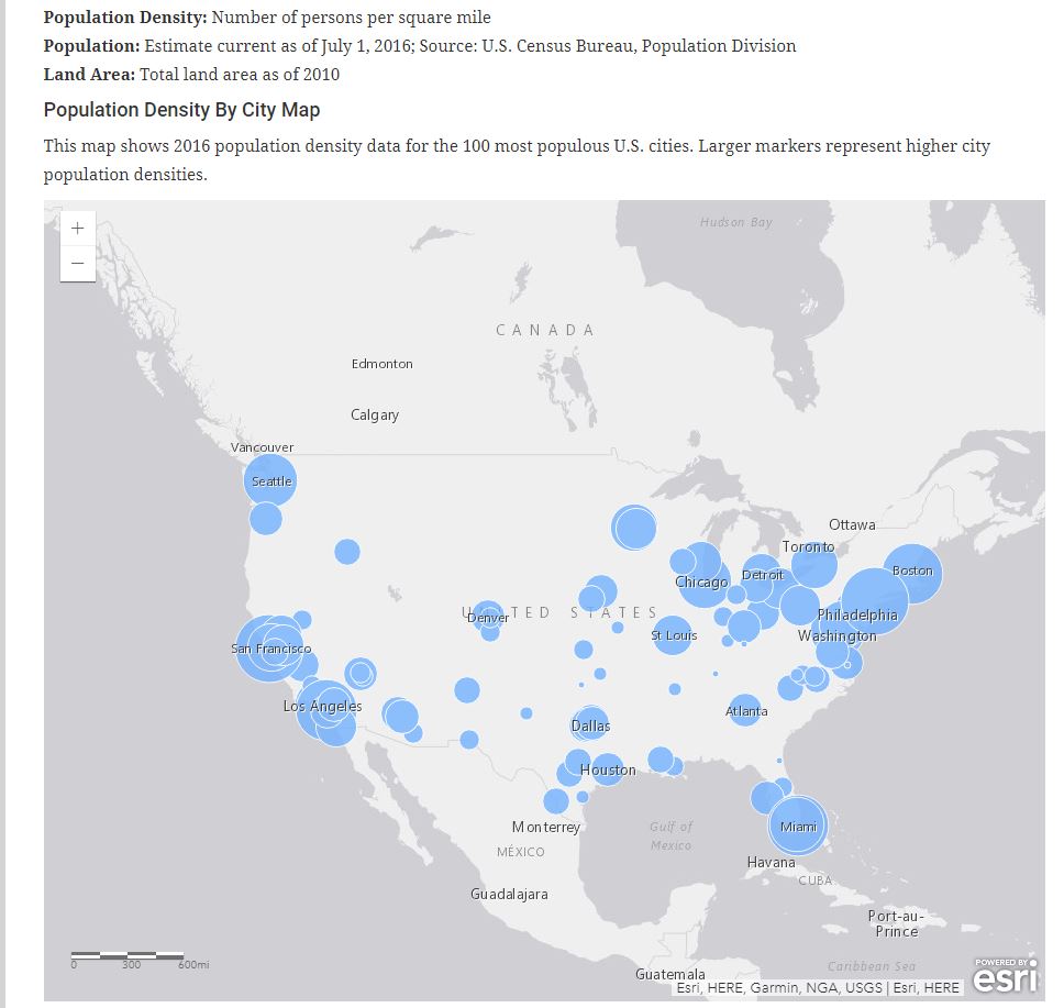 Mapping For Justice Population Density for US Cities