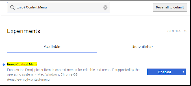 الرموز التعبيرية على جوجل كروم 