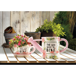 Pink Flamingo Teacup Planter - Giftspiration