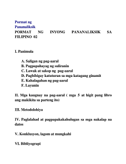 Rekomendasyon sa pananaliksik halimbawa image