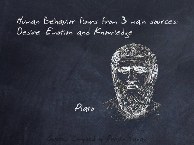 Human Face: Quote Plato
