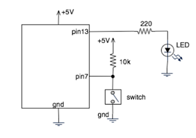 Tutorial Pemograman Arduino : Simulasi Push Button Pada Arduino ... image.