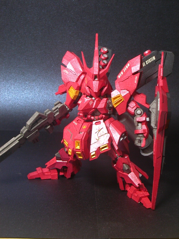 SD MSN004 Sazabi Papercraft Collection Kit Papercraft Gundam