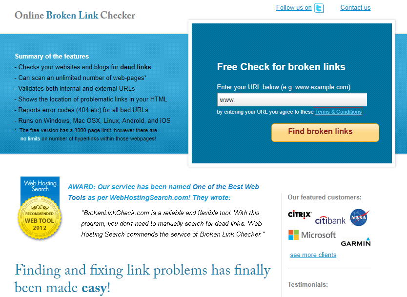 Cara Mudah Menghapus Link Error tanpa Software di Brokenlinkcheck.com cara mencari dan menghapus broken link, link rusak, link error di blog menggunakan brokenlinkchecker
