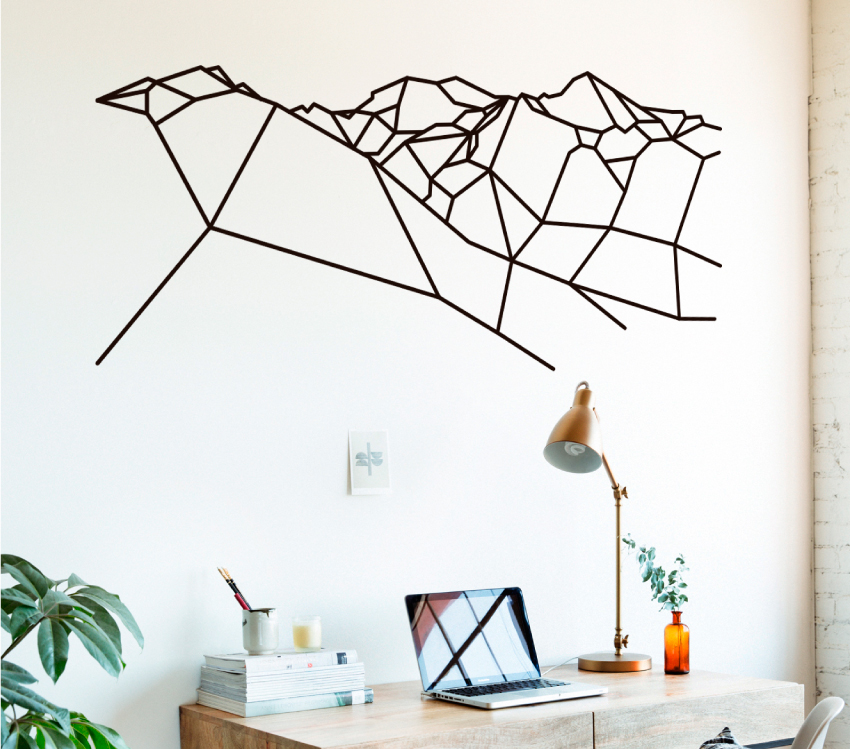 VINILO LOS ALPES EN LINEAS