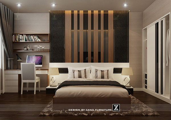 Thiết kế nội thất phòng ngủ đẹp hiện đại và tiện nghi 36