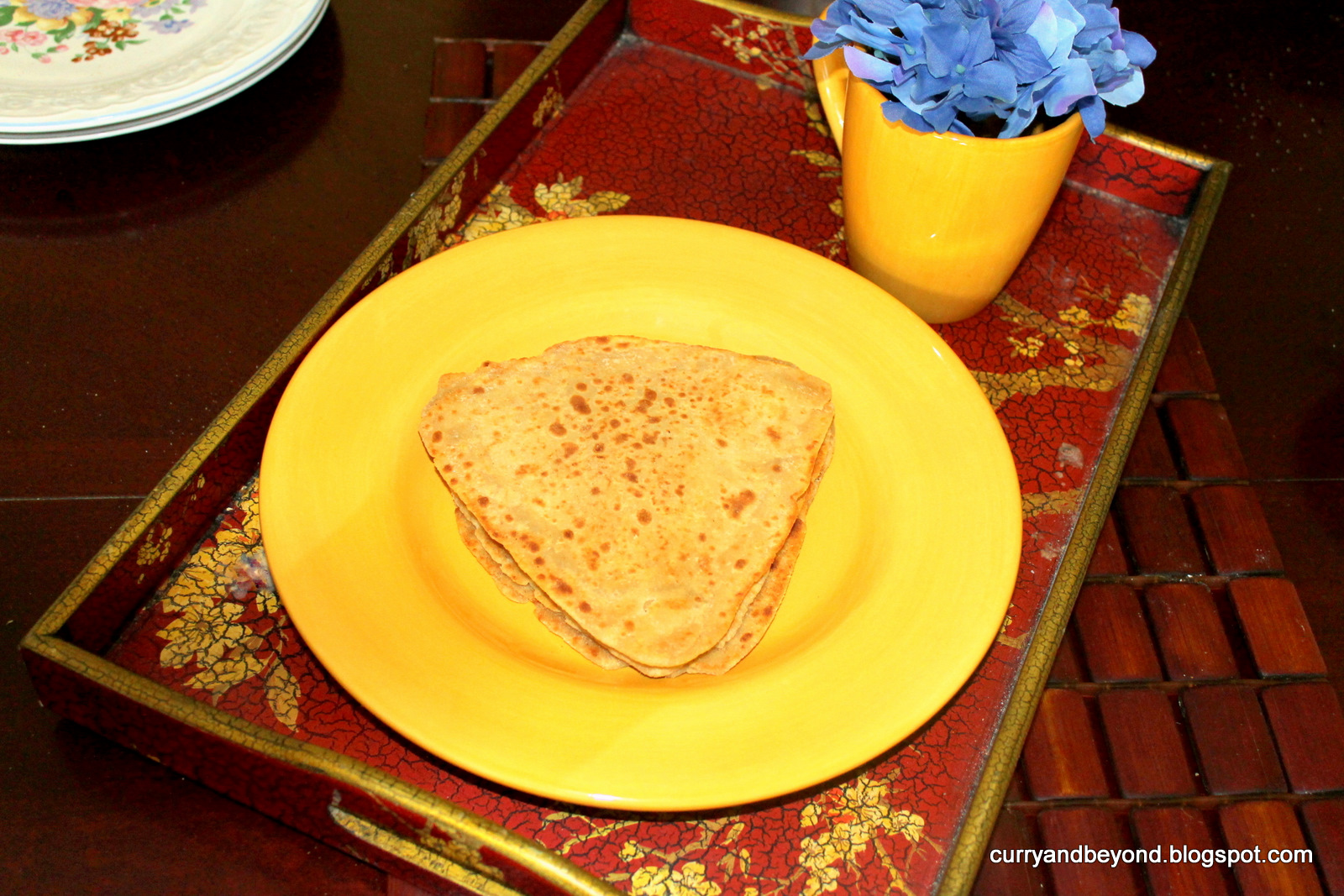 Curry And Beyond Soy Flour Parathas Soy Flour Indian flatbread