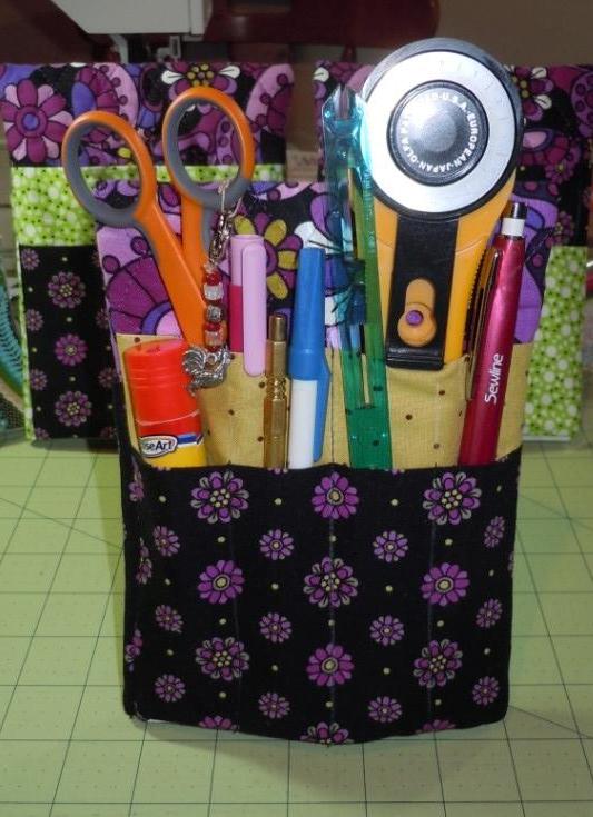 Quilts and Pieces Quilting Tool Caddy Fabric Requirements