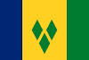 Logo Gambar Bendera Negara Saint Vincent dan Grenadine PNG JPG ukuran 100 px