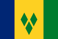 Logo Gambar Bendera Negara Saint Vincent dan Grenadine PNG JPG ukuran 200 px