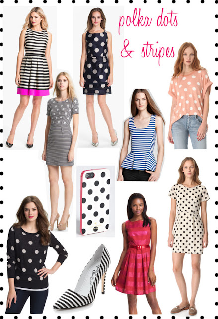 Cupcakes & Couture: Shopping List: Polka Dots & Stripes