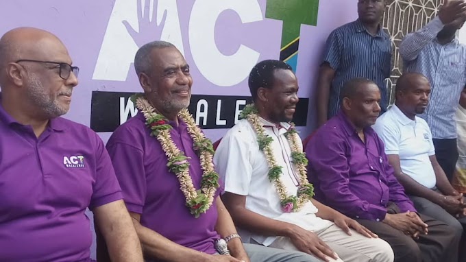 Maalim Seif, Zitto Kabwe Watua Zanzibar na Kupokelewa na Mamia ya Wafuasi wa ACT- Wazalendo