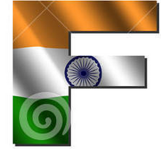 Independence Day Flag Alphabet