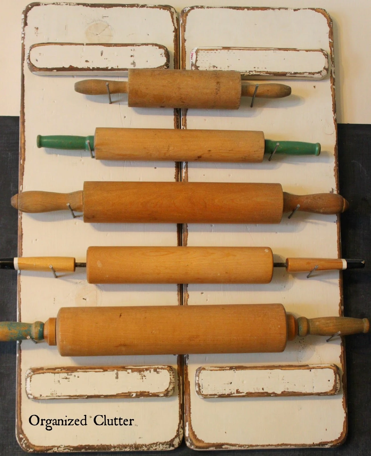Rolling Pins Displayed on Shutters